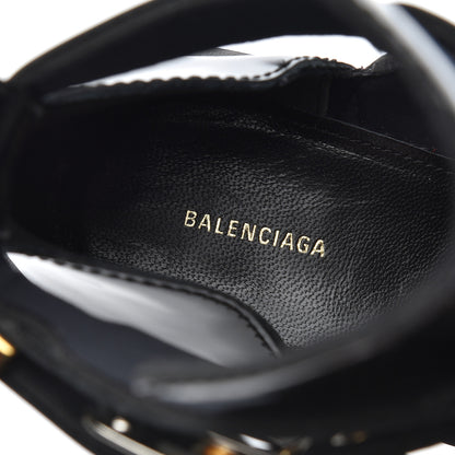Balenciaga Brushed Calfskin Ceinture Ankle Boots 38 Black 6 of 7