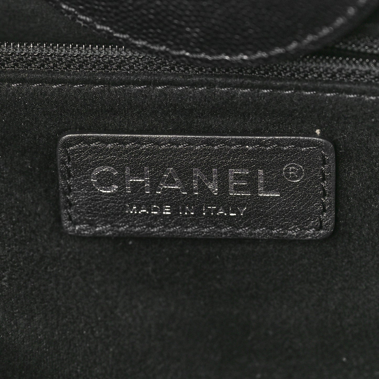 Caviar Medium Studded Deauville Tote Black