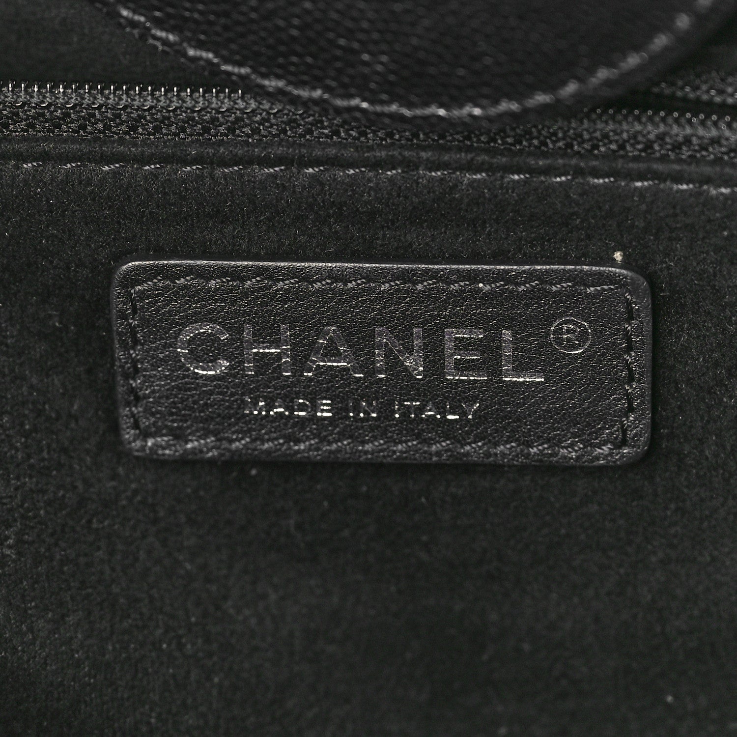 Chanel Caviar Medium Studded Deauville Tote Black 6 of 14