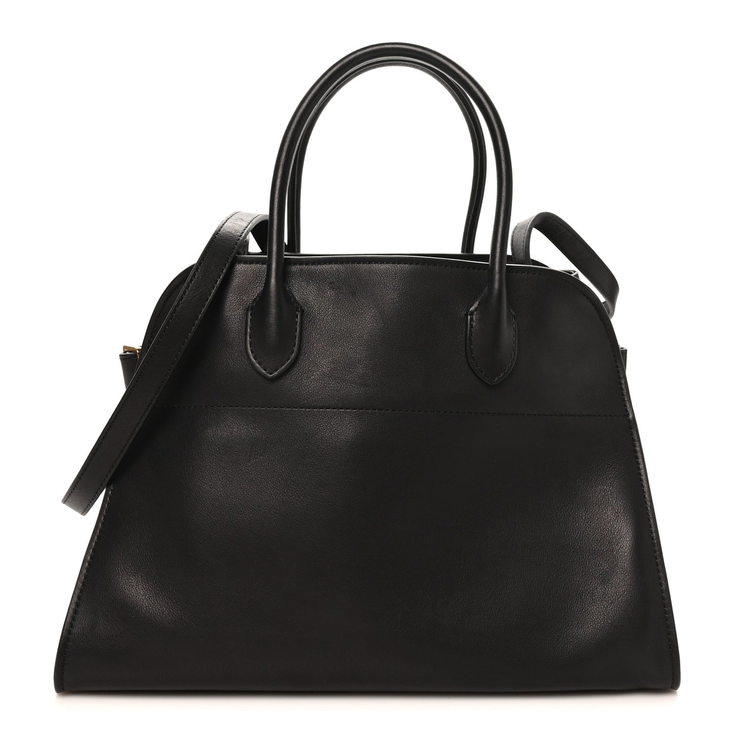 Polished Saddle Calfskin Soft Margaux 12 Black