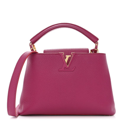 Louis Vuitton Taurillon Capucines BB Hibiscus Flamingo 1 of 9
