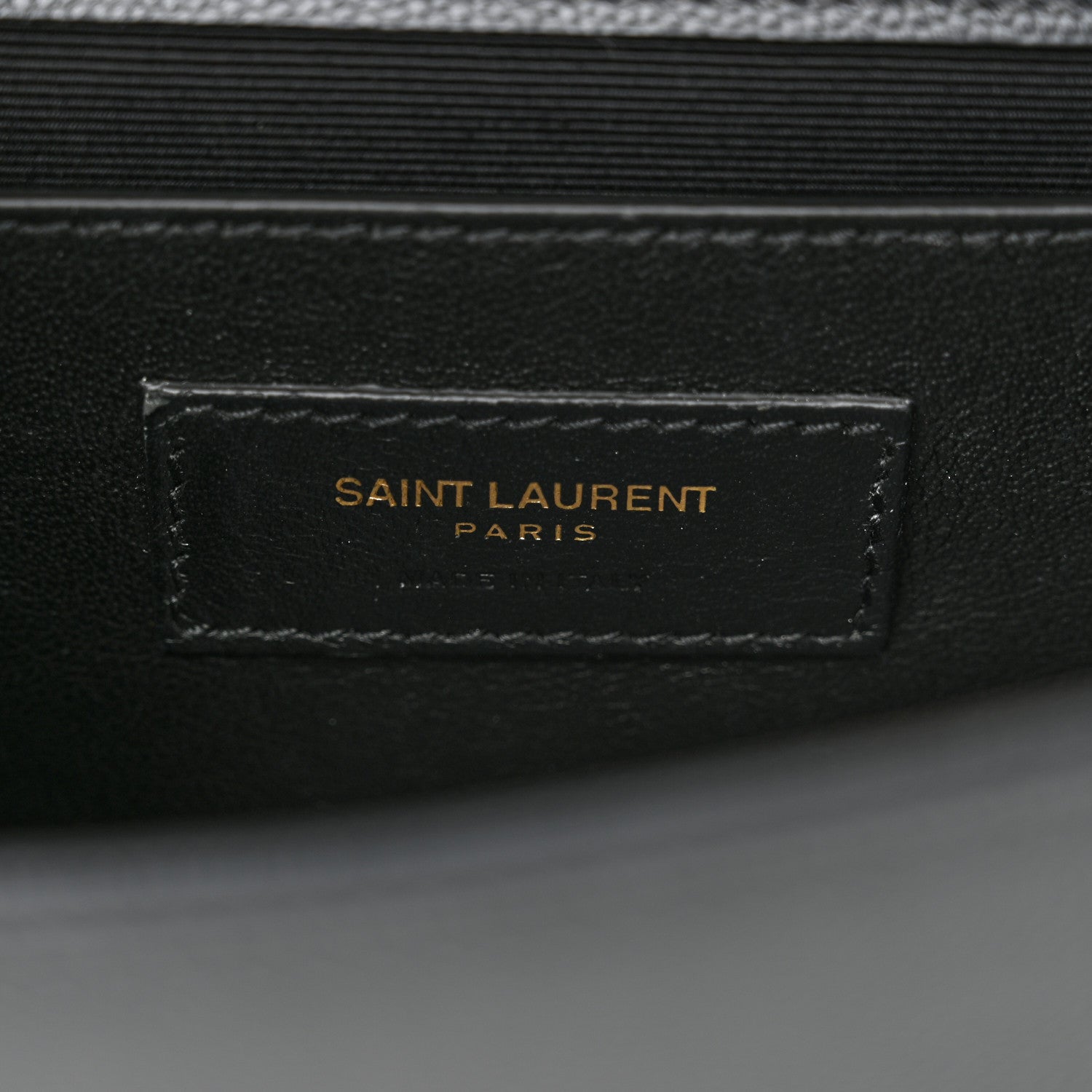 Saint Laurent Grain De Poudre Small Classic Monogram Kate Tassel Satchel Dark Smog 6 of 10
