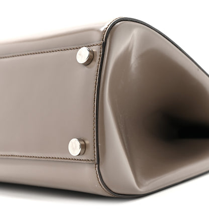 Gucci Regent Calfskin Large Lady Lock Flap Top Handle Bag Grey 10 of 13