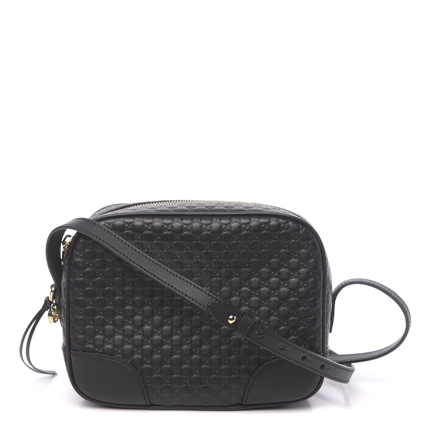 Microguccissima Mini Bree Messenger Bag Black