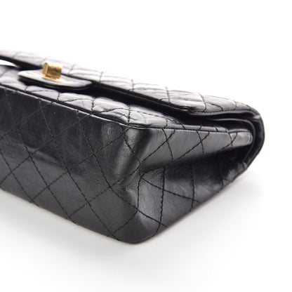 Chanel Aged Calfskin Quilted 2.55 Reissue 225 Flap Black 6 of 10