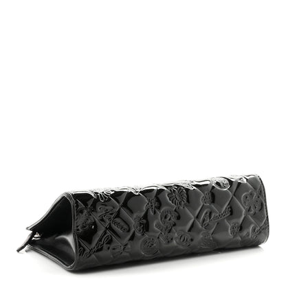 Chanel Patent Calfskin Lucky Symbols Pochette Black 4 of 10