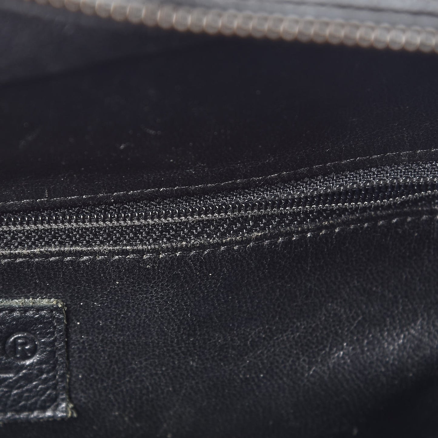 Caviar Patent Quilted Large Bowler Black