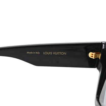 Louis Vuitton Acetate Cyclone Sunglasses Z1578E Black 6 of 9