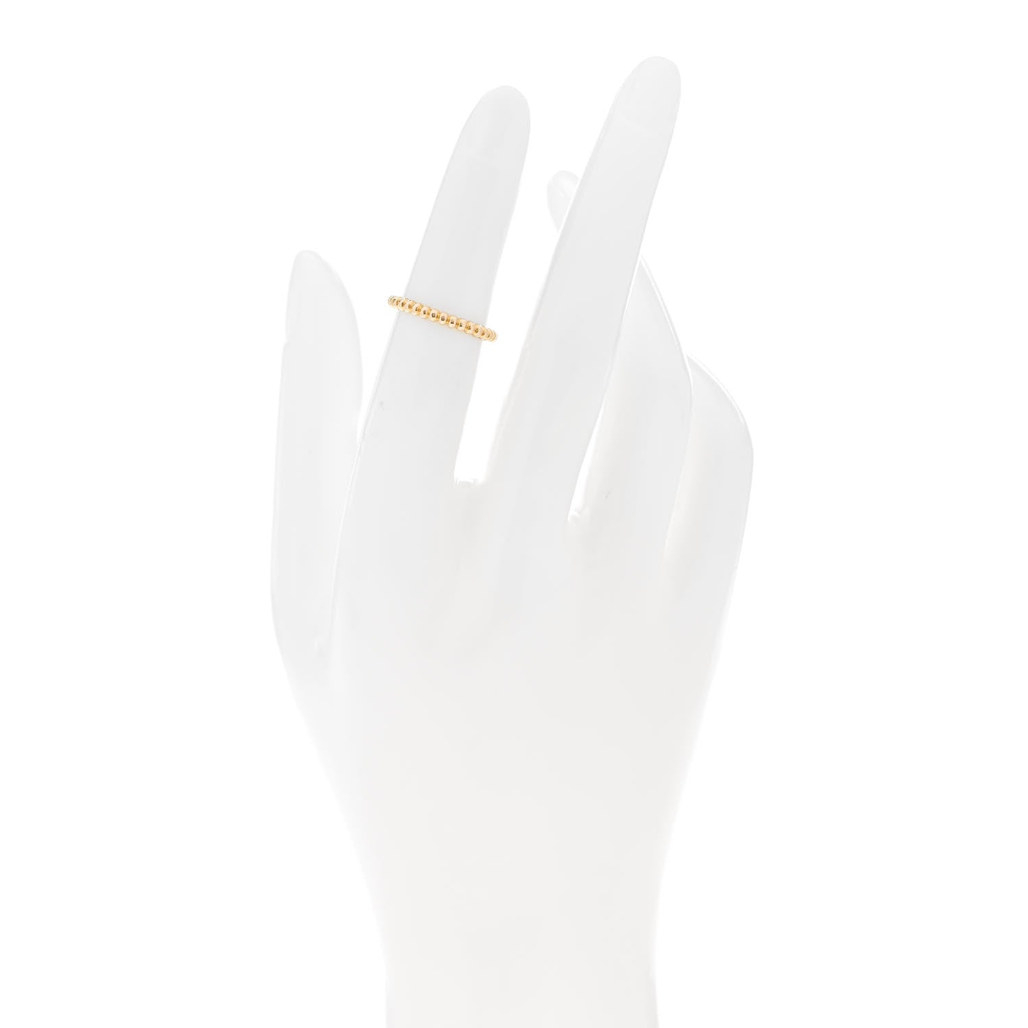 Van Cleef & Arpels 18K Yellow Gold Small Perlee Ring 48 4.5 2 of 5