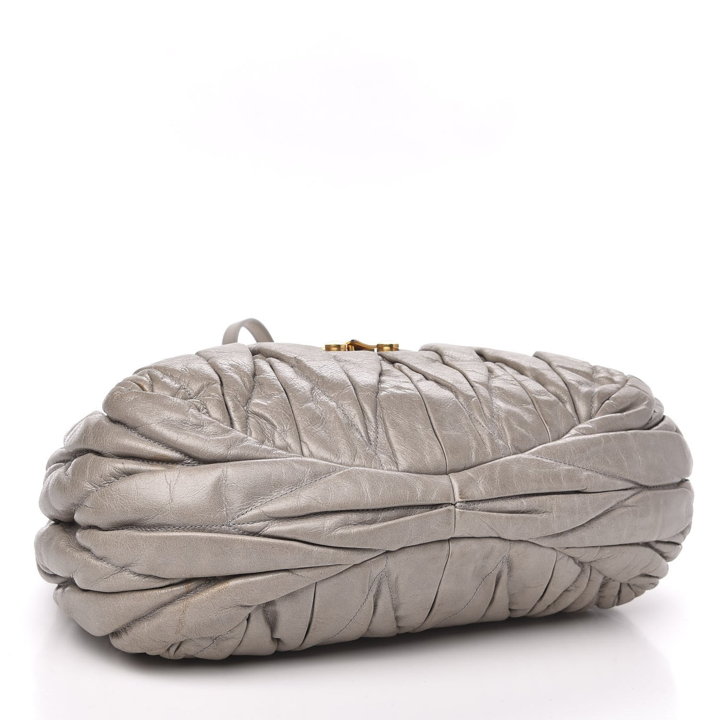 Nappa Matelasse Top Handle Satchel Fumo