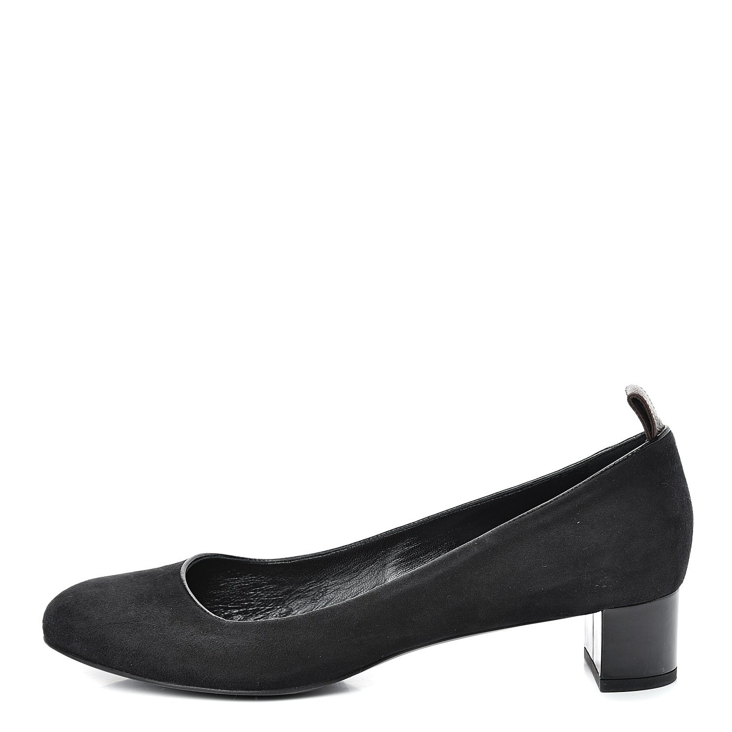 Suede Uniformes Pump 40.5 Black