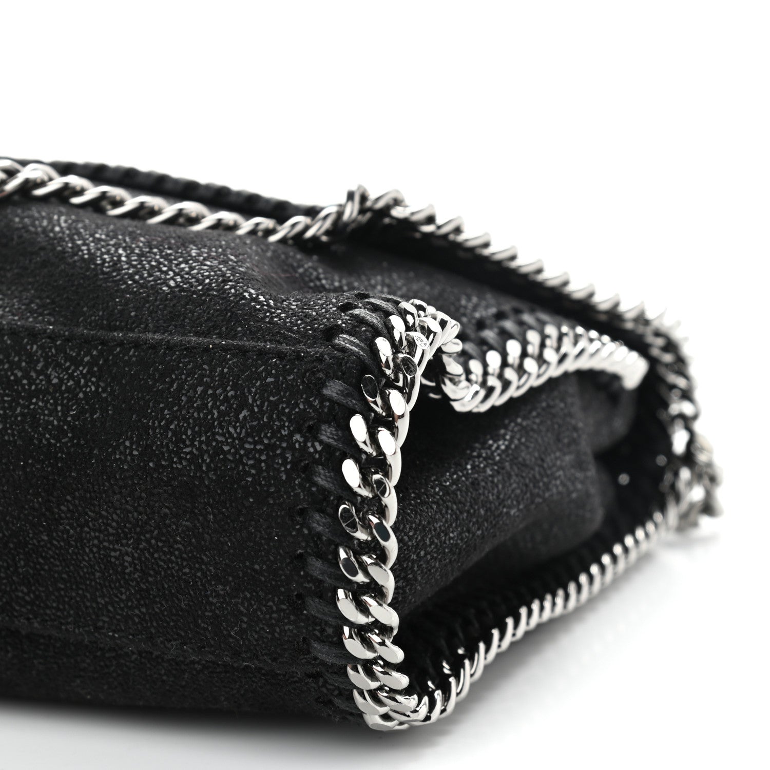 Stella McCartney Shaggy Deer Mini Falabella Shoulder Bag Black 10 of 10