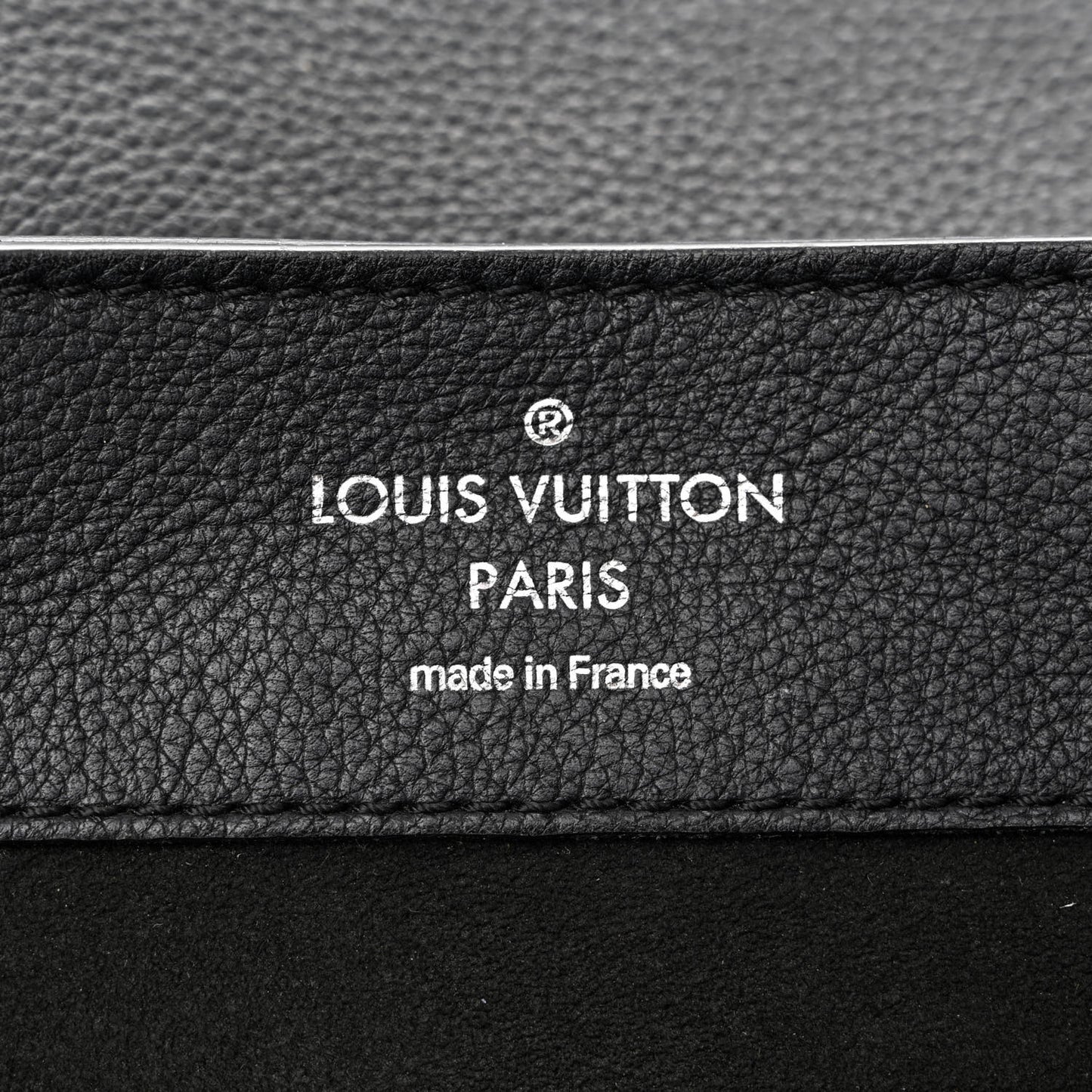 Calfskin Lockme Backpack Black