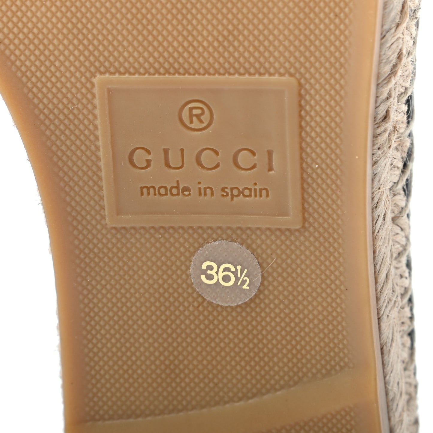 Nappa Matelasse GG Marmont Espadrilles 36.5 Black