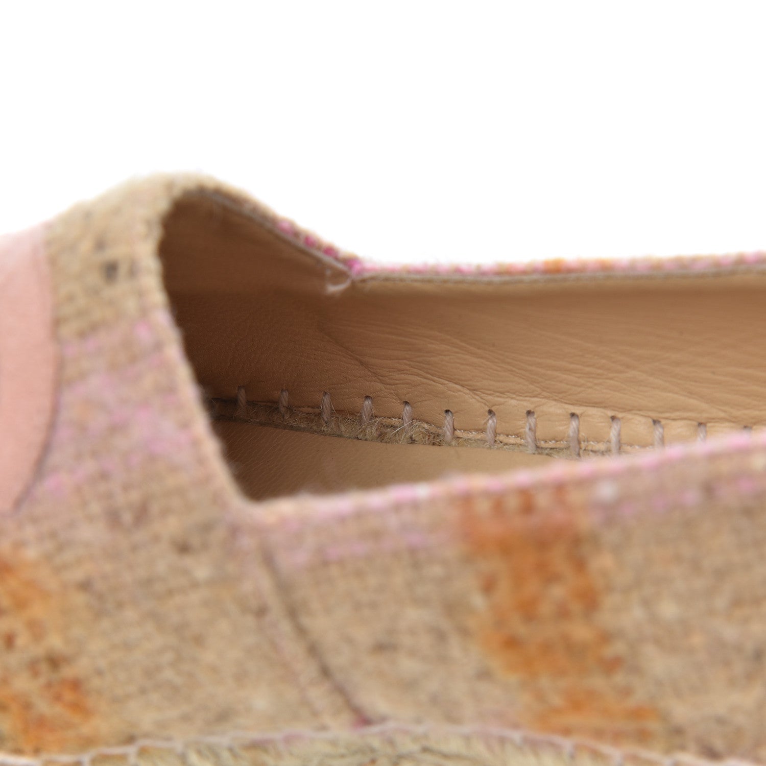 Chanel Tweed CC Espadrilles 40 Pink Multicolor 12 of 15