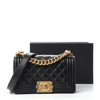 Chanel Caviar Quilted Small Boy Flap Black 12 of 12