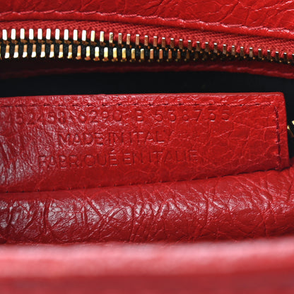 Balenciaga Agneau XS Bazar Shopper Tote Rouge Groseille 7 of 9