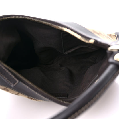 Gucci Monogram Medium D Gold Ring Hobo Dark Brown 5 of 14