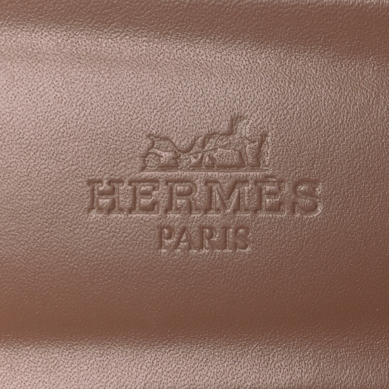 Hermes Metallic Calfskin Oran Sandals 38.5 Rose Dore 9 of 12