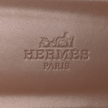 Hermes Metallic Calfskin Oran Sandals 38.5 Rose Dore 9 of 12