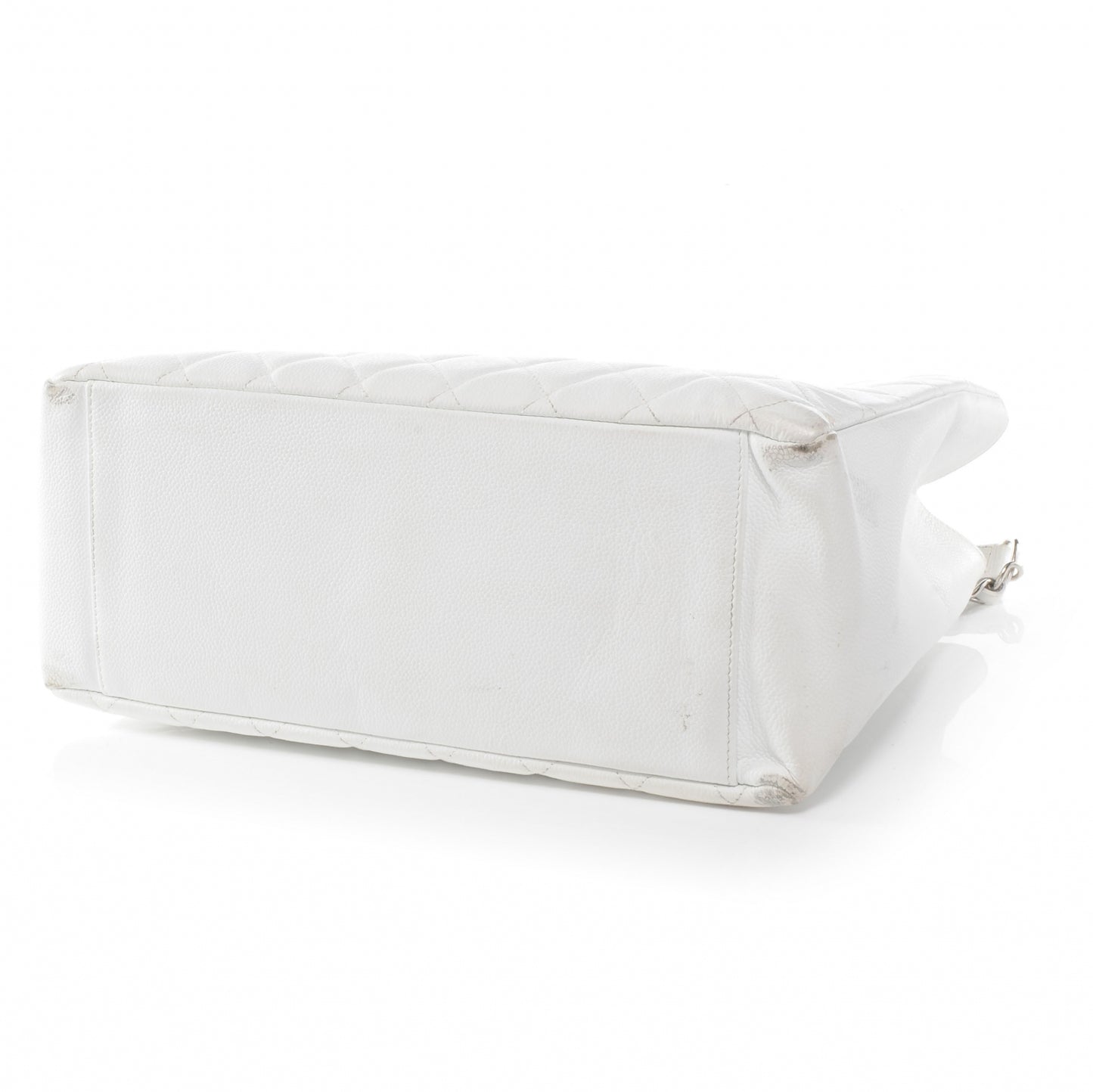 Caviar Grand Shopping Tote GST White