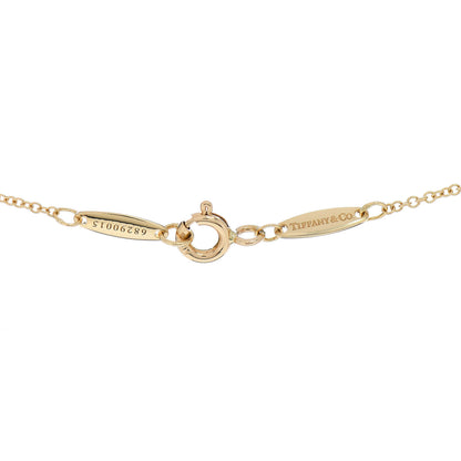 Tiffany 18K Yellow Gold Diamond .27ct Elsa Peretti Diamonds by the Yard Pendant Necklace 4 of 5