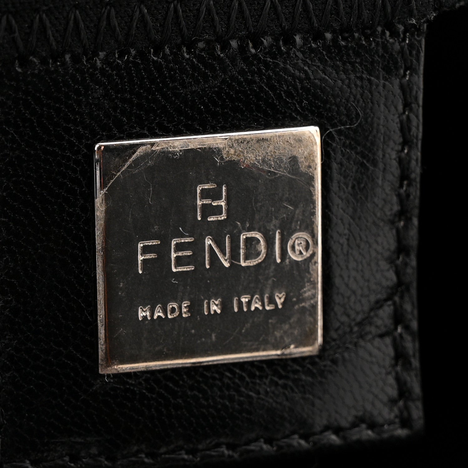 Fendi Neoprene Baguette Black 6 of 15