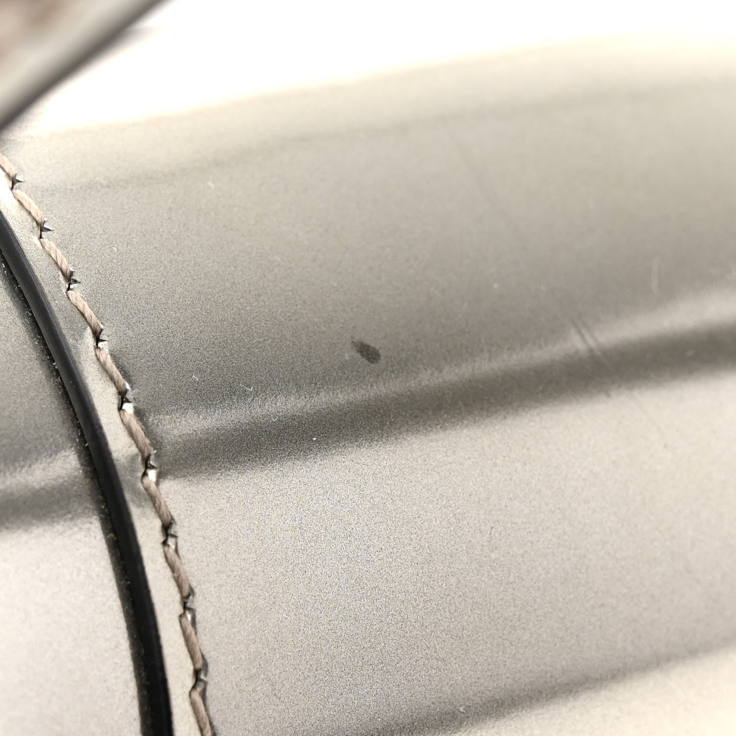 Bulgari Metallic Calfskin Serpenti Forever Top Handle Silver 10 of 14