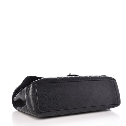 Chanel Caviar Quilted Maxi Double Flap Black 4 of 14