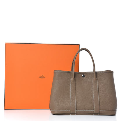 Hermes Negonda Garden Party 30 TPM Etoupe 10 of 10