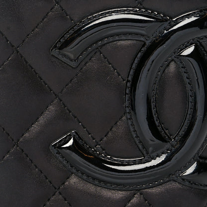Chanel Calfskin Quilted Cambon Bi-Fold Wallet Black 9 of 9