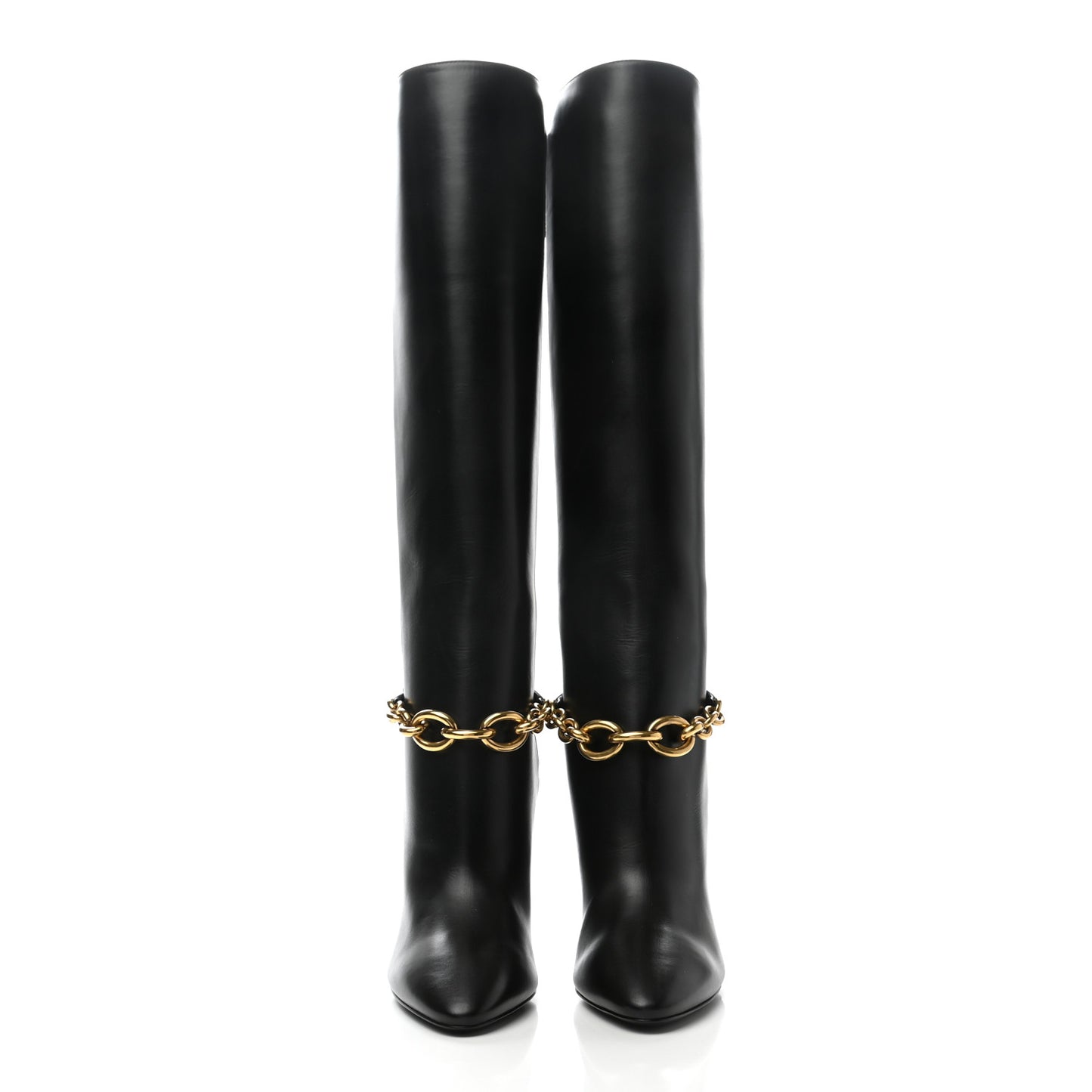 Smooth Calfskin Le Maillon 95 Boots 37 Black