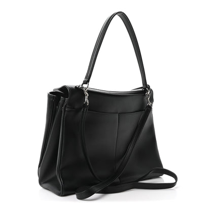 Balenciaga Natural Smooth Calfskin Medium Rodeo Top Handle Handbag Black 3 of 9