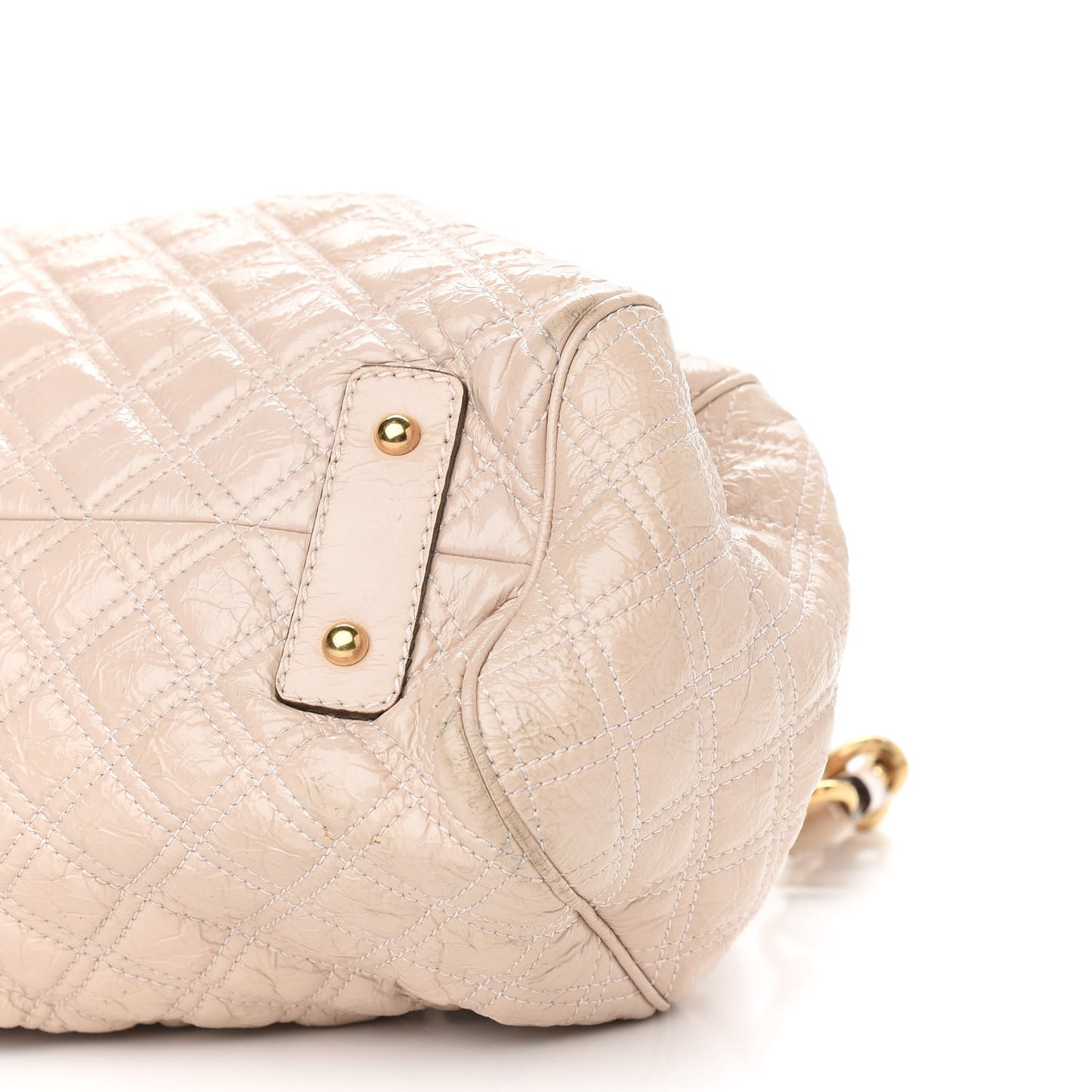 Calfskin Quilted Stam Beige