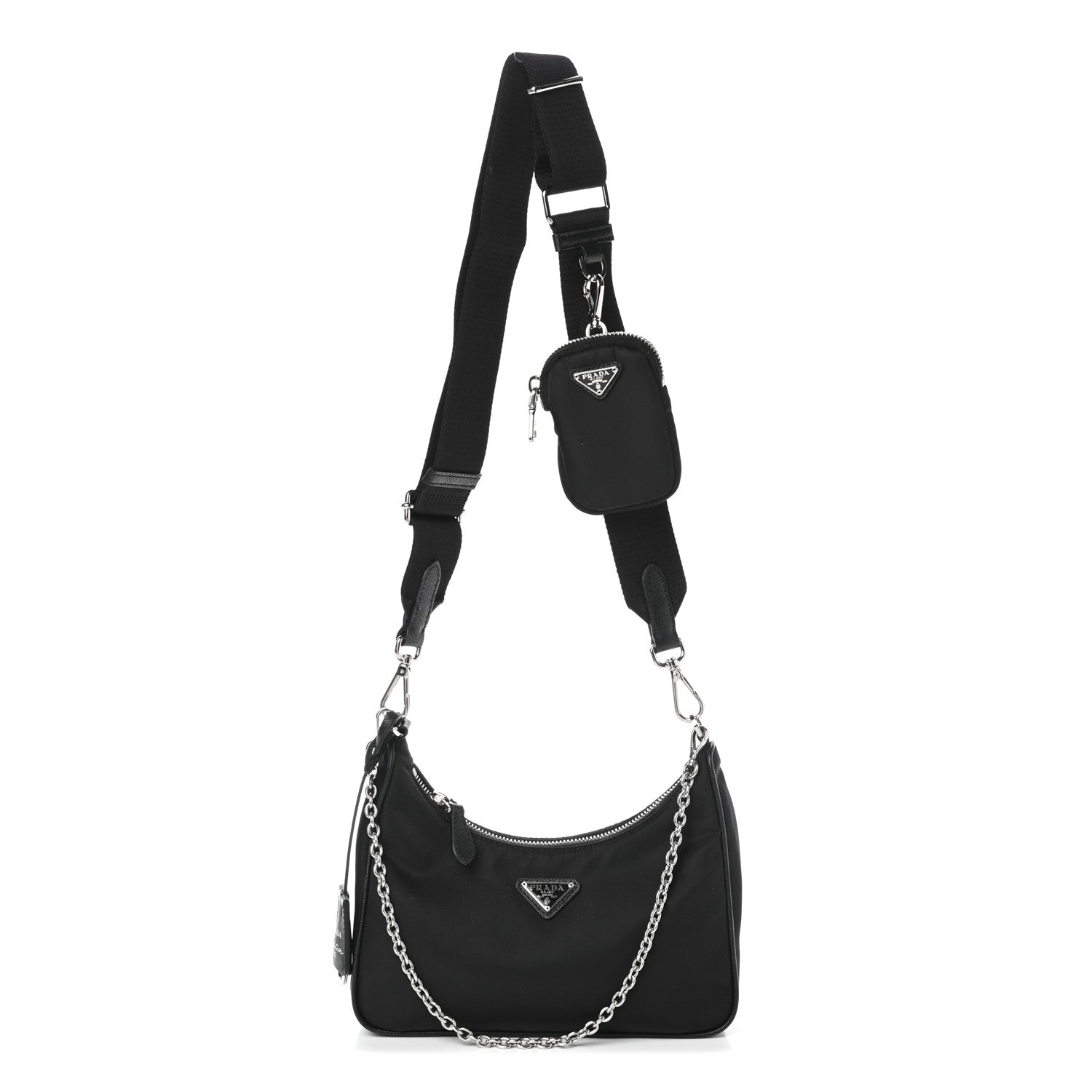 Prada Nylon Re-Edition 2005 Shoulder Bag Black 1 of 8