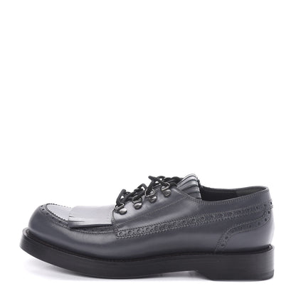Gucci Calfskin Mens Oxfords 9 Grey 1 of 11