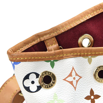 Louis Vuitton Monogram Multicolor Petit Noe White 8 of 9