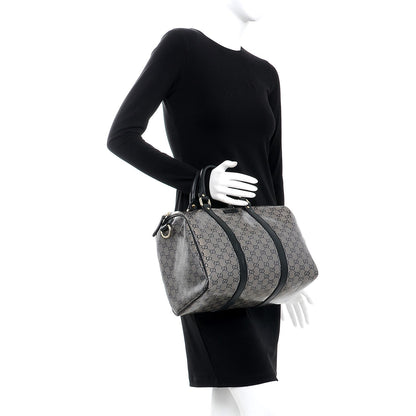 Gucci Crystal Monogram Medium Joy Boston Black 2 of 7