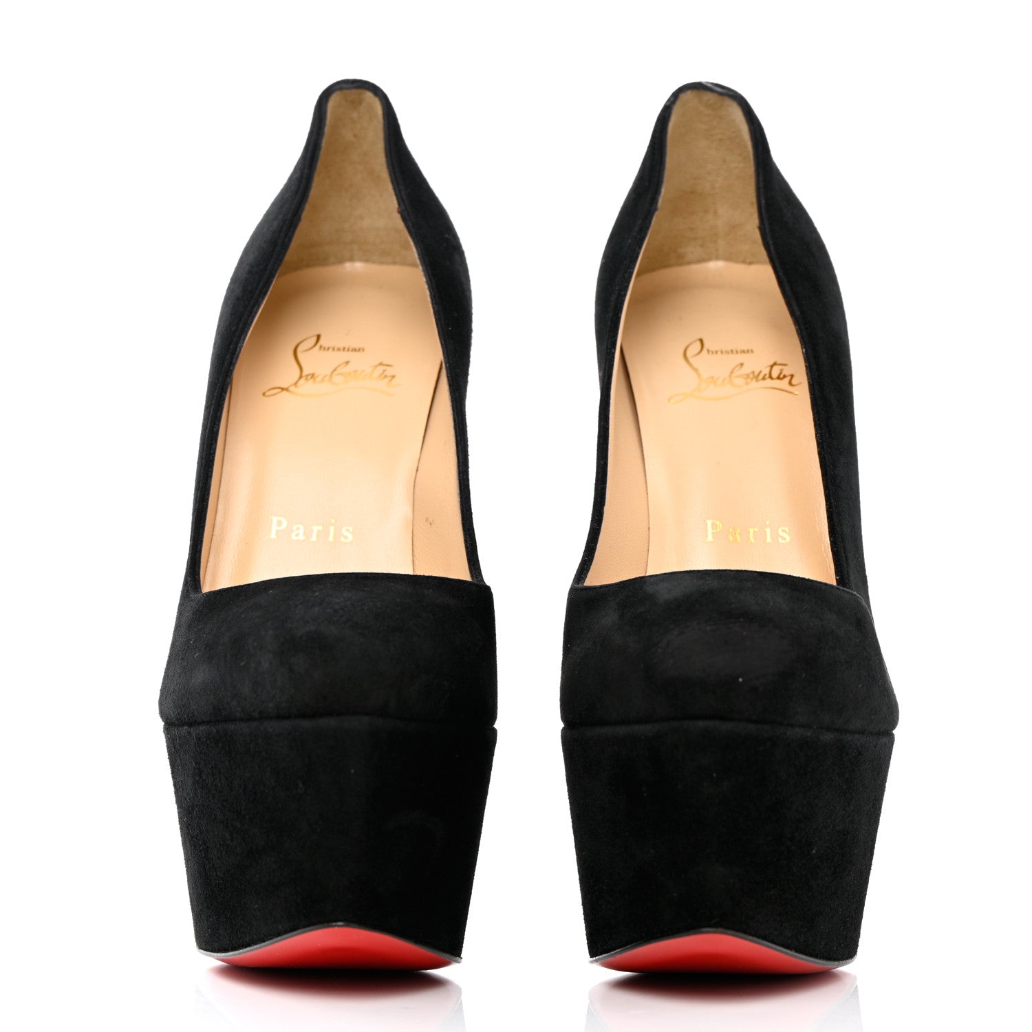 Christian Louboutin Suede Alta Vicky 160 Pumps 37 Black 2 of 15