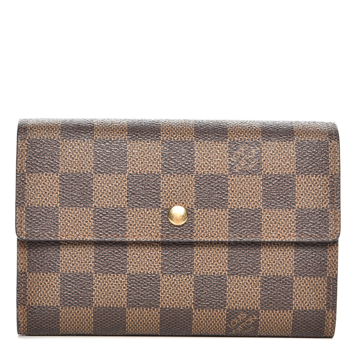 Damier Ebene Porte Tresor Etui Papier Wallet