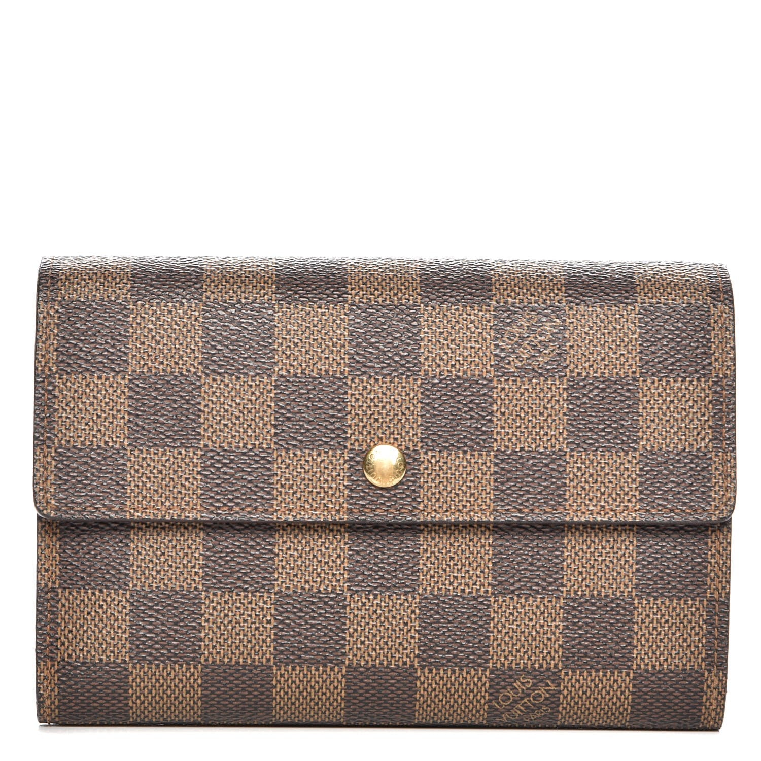 Louis Vuitton Damier Ebene Porte Tresor Etui Papier Wallet 1 of 9