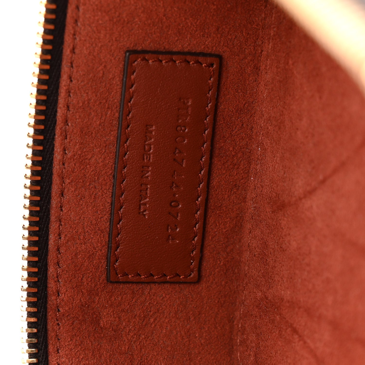 Saint Laurent Canvas Le Monogramme Small Jewelry Case Chestnut 8 of 8
