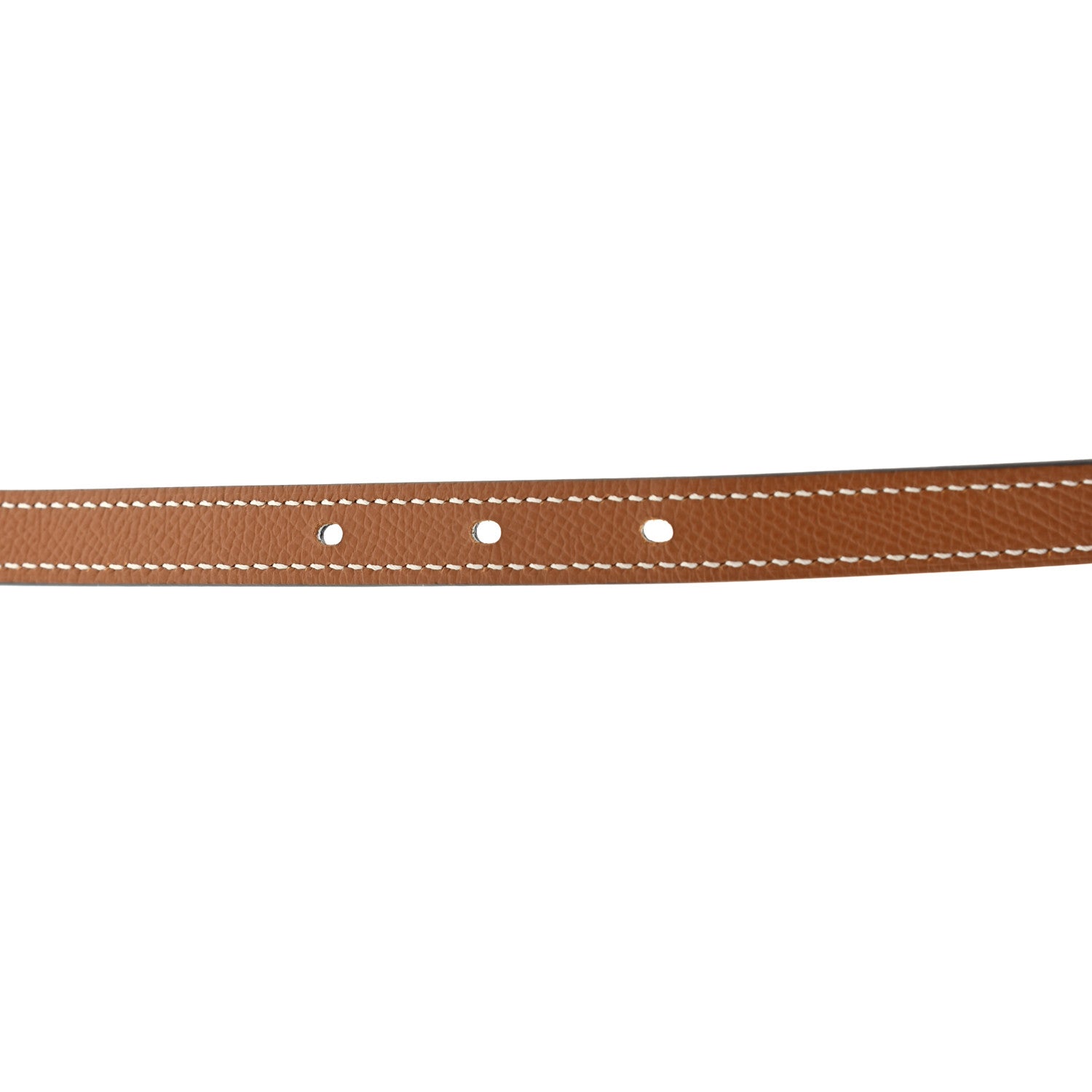 Hermes Epsom Swift 13mm Lucky 15 Belt 80 Black Gold 5 of 5