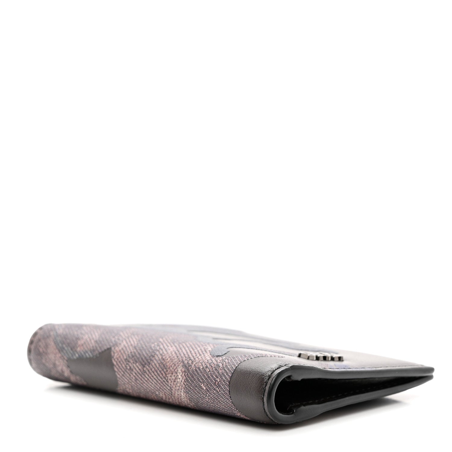 Christian Dior X Peter Doig Calfskin Camouflage Bi-Fold Wallet Multicolor 3 of 6