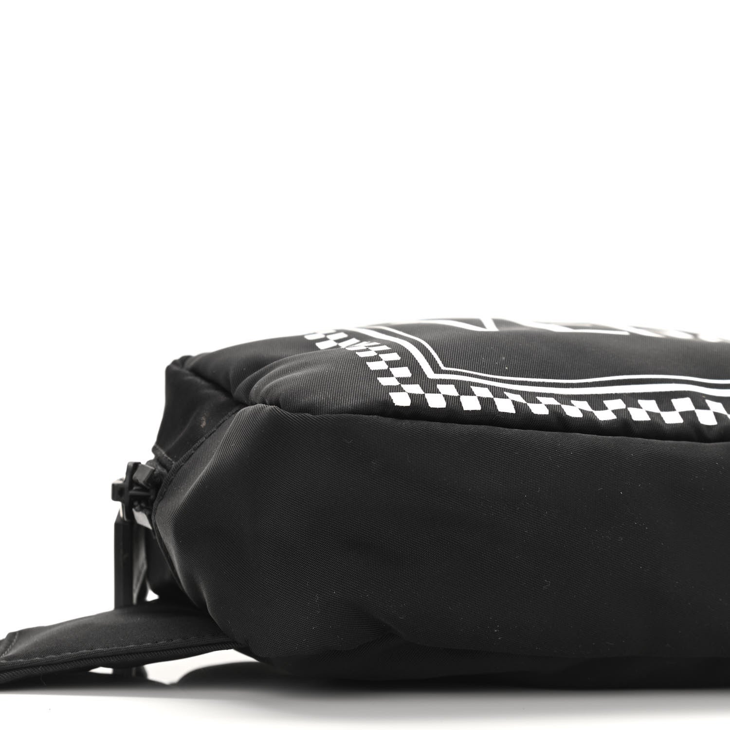 Versace Nylon Logo Two Tone Belt Bag Black 8 of 9