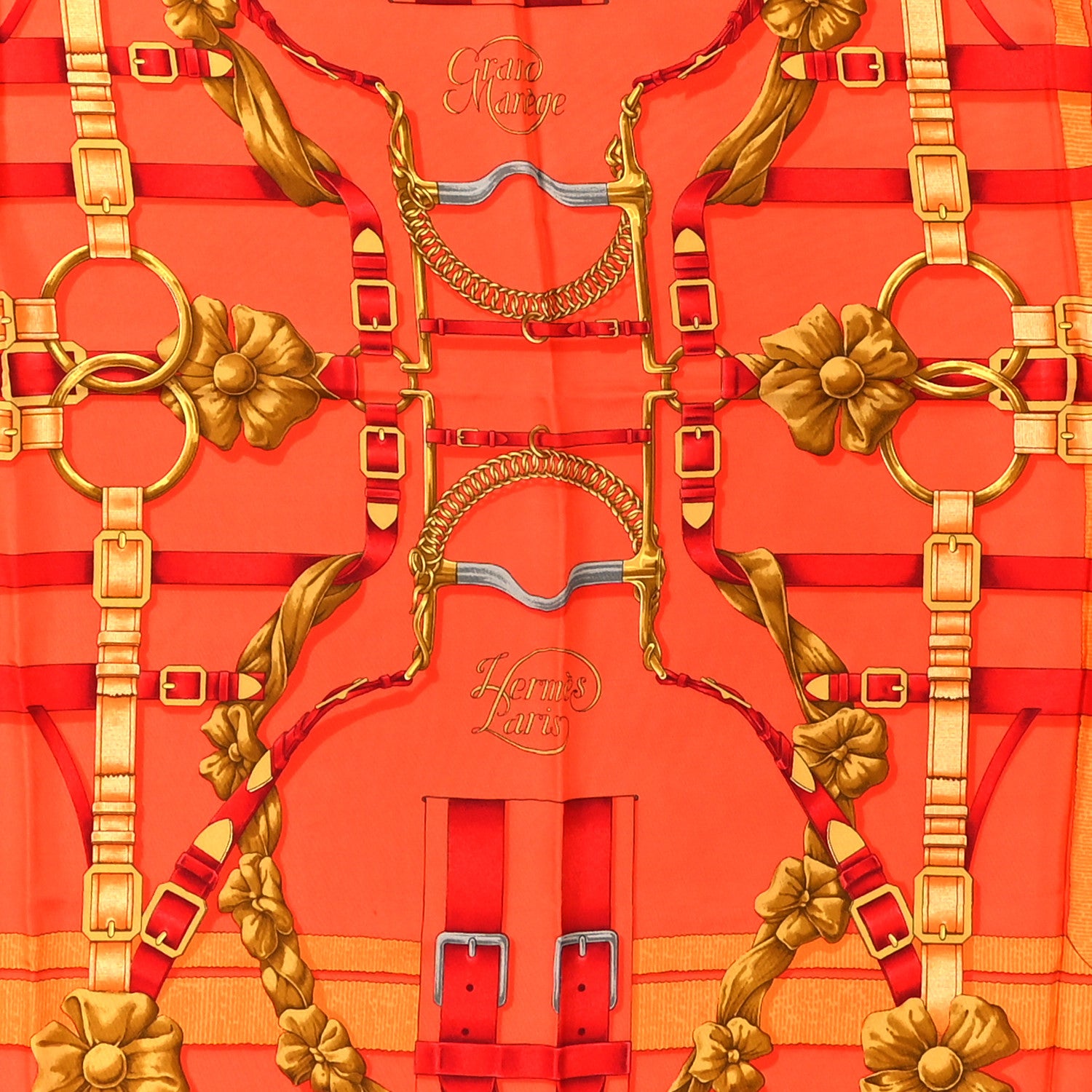 Hermes Silk Grand Manege Scarf 90 2 of 3