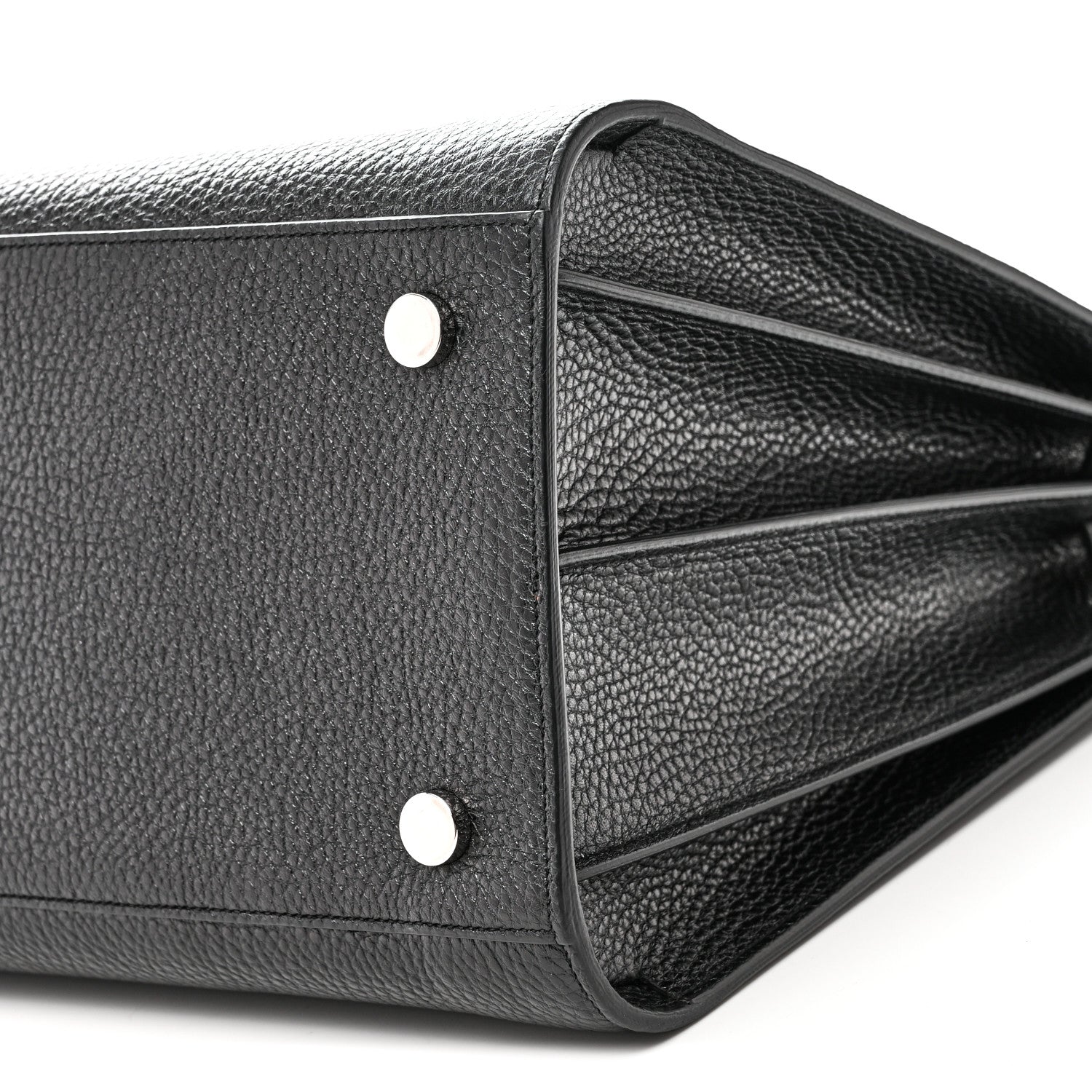 Saint Laurent Grained Calfskin Large Sac De Jour Black 9 of 9