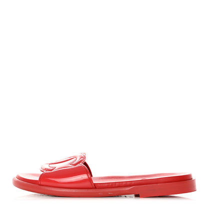 Chanel Patent Calfskin CC Slip On Mules 36 Pink 1 of 8