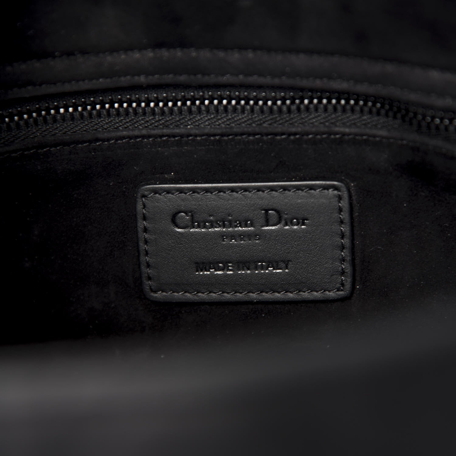 Christian Dior Ultra Matte Calfskin Cannage Medium Lady Dior Black 7 of 8