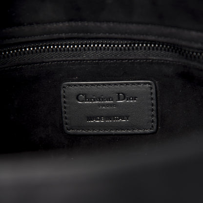 Christian Dior Ultra Matte Calfskin Cannage Medium Lady Dior Black 7 of 8